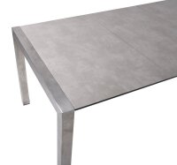 Garden Pleasure Gartentisch SIENNA grau rechteckig 160,0/217,0/267,0 x 92,0 x 75  ( 305433 )