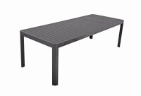 Garden Pleasure Gartentisch AMIRA anthrazit rechteckig 195,0/240,0 x 100,0 x 75,0 cm