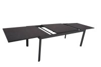 Garden Pleasure Gartentisch NEREA anthrazit rechteckig 200,0/300,0 x 100,0 x 75,0 cm