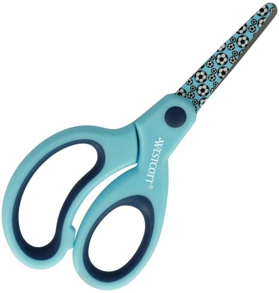 WESTCOTT Kinderschere Sporty Softgrip dunkelblau 13,0 cm