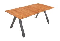 Garden Pleasure Gartentisch DAVINA braun rechteckig 180,0...