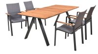 Garden Pleasure Gartentisch DAVINA braun rechteckig 180,0...