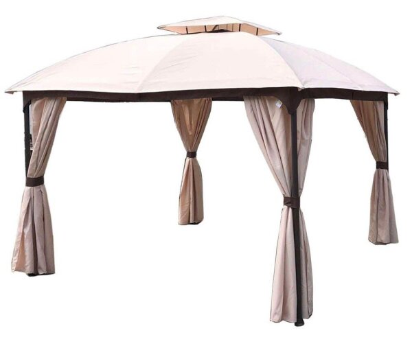 Garden Pleasure Pavillon PIRES oval, creme, 1 St.