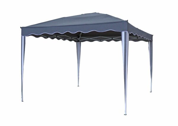 Garden Pleasure Pavillon GANGES quadratisch, anthrazit, 1 St.