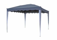 Garden Pleasure Pavillon GANGES quadratisch, anthrazit, 1...