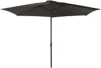 Garden Pleasure Sonnenschirm sechseckig, anthrazit Ø 300,0 cm, 1 St.
