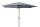 Garden Pleasure Sonnenschirm sechseckig, anthrazit Ø 300,0 cm, 1 St.