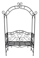 Garden Pleasure Gartenbank COLIMA 504663 schwarz Metall...