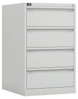 BISLEY ECO Karteischrank reinweiß 4 Schubladen 57,0...