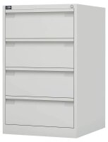BISLEY ECO Karteischrank reinweiß 4 Schubladen 57,0...
