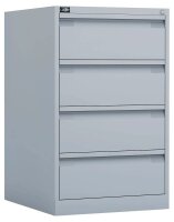 BISLEY ECO Karteischrank lichtgrau 4 Schubladen 57,0 x...