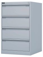BISLEY ECO Karteischrank lichtgrau 4 Schubladen 57,0 x...
