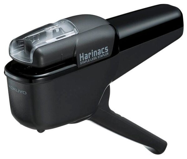 KOKUYO Klammerloses Heftgerät Harinacs MEDIUM + schwarz, 1 St.