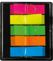 SIGEL TRANSPARENT Haftmarker farbsortiert 5x 40 Streifen