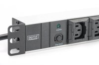 DIGITUS DN-95404 10-fach Steckdosenleiste für Serverschrank 2,0 m schwarz