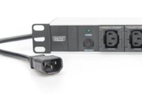 DIGITUS DN-95404 10-fach Steckdosenleiste für Serverschrank 2,0 m schwarz