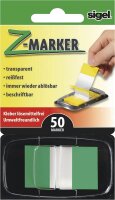 SIGEL Z-Marker Haftmarker grün 50 Streifen