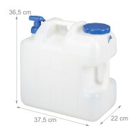 relaxdays Wasserkanister 25,0 l, 1 St.