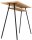 PAPERFLOW easyHome LV1 Schreibtisch walnuss rechteckig, A-Fuß-Gestell schwarz 100,0 x 40,0 cm