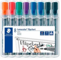 STAEDTLER 356 WP8 X Flipchart-Marker farbsortiert 2,0 mm,...