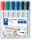 STAEDTLER 351 WP6 X Whiteboard-Marker farbsortiert 2,0 mm, 6 St.