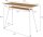 PAPERFLOW easyHome LV1 Schreibtisch walnuss rechteckig, A-Fuß-Gestell weiß 100,0 x 40,0 cm