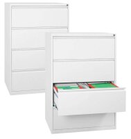 Gürkan Hängeregistraturschrank reinweiß 4...
