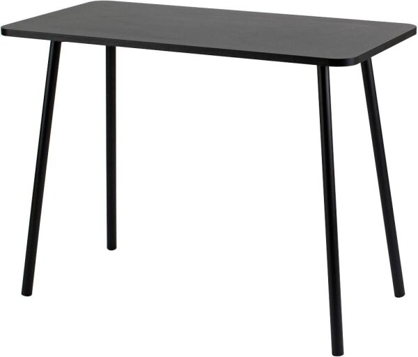 PAPERFLOW easyHome HOPM Schreibtisch schwarz rechteckig, 4-Fuß-Gestell schwarz 100,0 x 50,0 cm