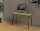 PAPERFLOW easyHome HOPM Schreibtisch buche rechteckig, 4-Fuß-Gestell schwarz 100,0 x 50,0 cm