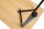 PAPERFLOW easyHome HOPM Schreibtisch buche rechteckig, 4-Fuß-Gestell schwarz 100,0 x 50,0 cm