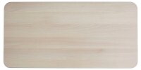 PAPERFLOW easyHome HOPM Schreibtisch eiche rechteckig, 4-Fuß-Gestell schwarz 100,0 x 50,0 cm