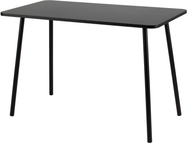 PAPERFLOW easyHome HOPM Schreibtisch schwarz rechteckig, 4-Fuß-Gestell schwarz 114,0 x 60,0 cm