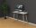 PAPERFLOW easyHome HOP Schreibtisch weiß rechteckig, 4-Fuß-Gestell buche 100,0 x 50,0 cm