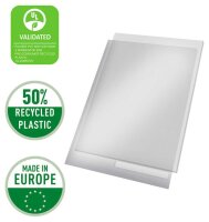 LEITZ Sichthüllen Aktenhülle 4053 DIN A4 transparent genarbt 0,20 mm, 10 St.
