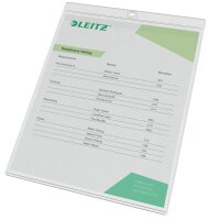 LEITZ Sichttaschen 4094 DIN A4 transparent genarbt 0,18 mm, 10 St.