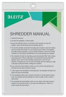 LEITZ Sichttaschen 4095 DIN A5 transparent genarbt 0,18 mm, 10 St.