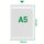 LEITZ Sichttaschen 4095 DIN A5 transparent genarbt 0,18 mm, 10 St.