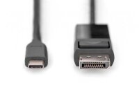 DIGITUS USB-C-Stecker/DisplayPort-Stecker Kabel...