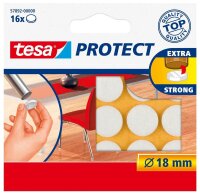 tesa Protect® Filzgleiter Kunststoff Ø 1,8 cm,...