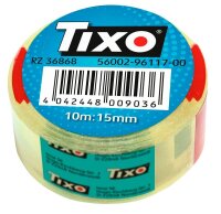 TIXO Klebefilm transparent 15,0 mm x 10,0 m 1 Rolle