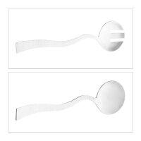 relaxdays Schüssel-Set silber Ø 28,0 cm, 1 Set