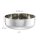 relaxdays Schüssel-Set silber Ø 28,0 cm, 1 Set