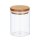 relaxdays Vorratsdosen 14,0 cm hoch transparent 0,6 l, 3 St.
