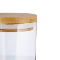 relaxdays Vorratsdosen 16,0 cm hoch transparent 0,8 l, 3 St.