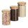 relaxdays Vorratsdosen 16,0 cm hoch transparent 0,8 l, 3 St.