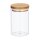 relaxdays Vorratsdosen 16,0 cm hoch transparent 0,8 l, 3 St.