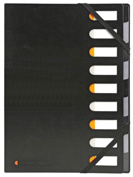 Exacompta Ordnungsmappe Exactive 9 Fächer schwarz, 1 St.