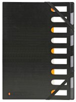 Exacompta Ordnungsmappe Exactive 9 Fächer schwarz, 1...