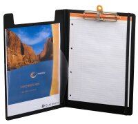 Exacompta Klemmbrettmappen Exaboard Klappe 52134E DIN A4 schwarz Kunststoff, 1 St.