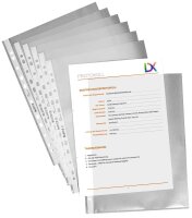 LEITZ Prospekthüllen 4797 DIN A4 transparent genarbt...